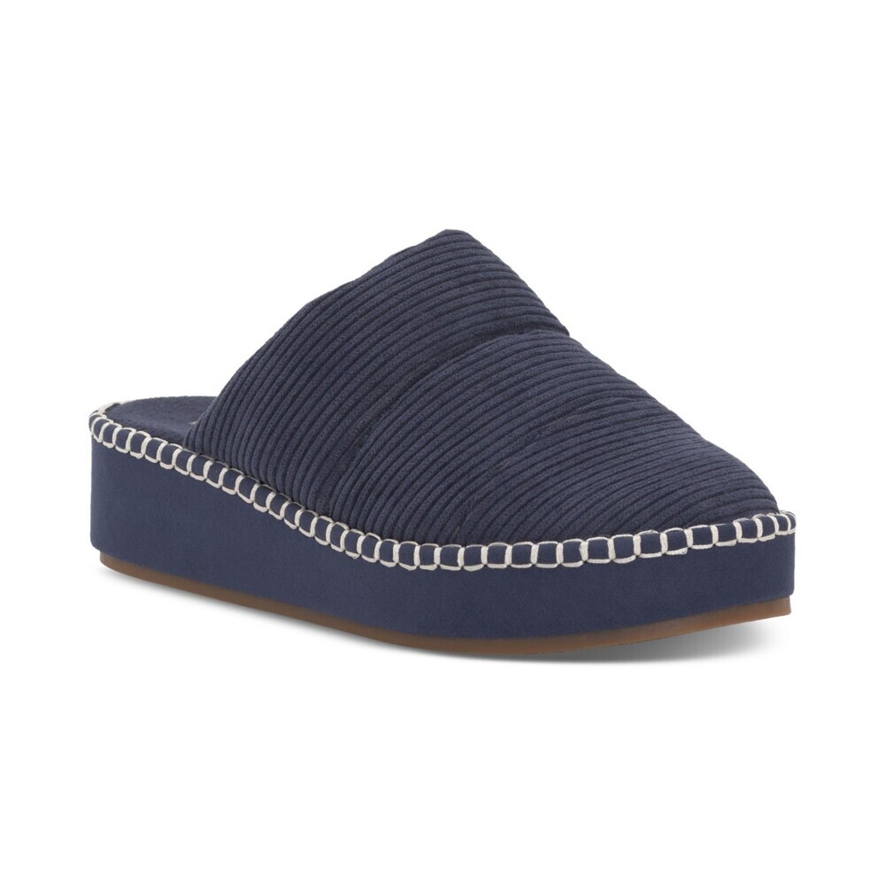 Lucky Brand Lisilly Women's US 8 Navy Blue Wedge Slippers JOBB2048
